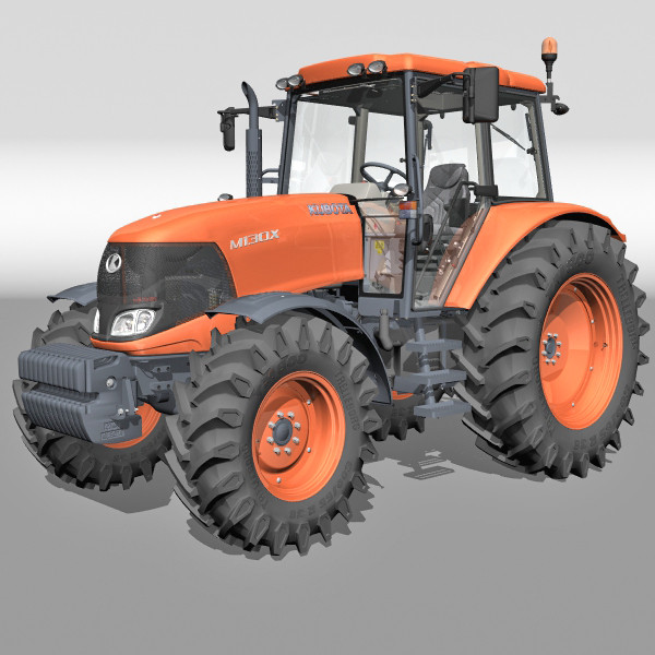 3d tractor agrimotor - KUBOTA M130X by IPF
